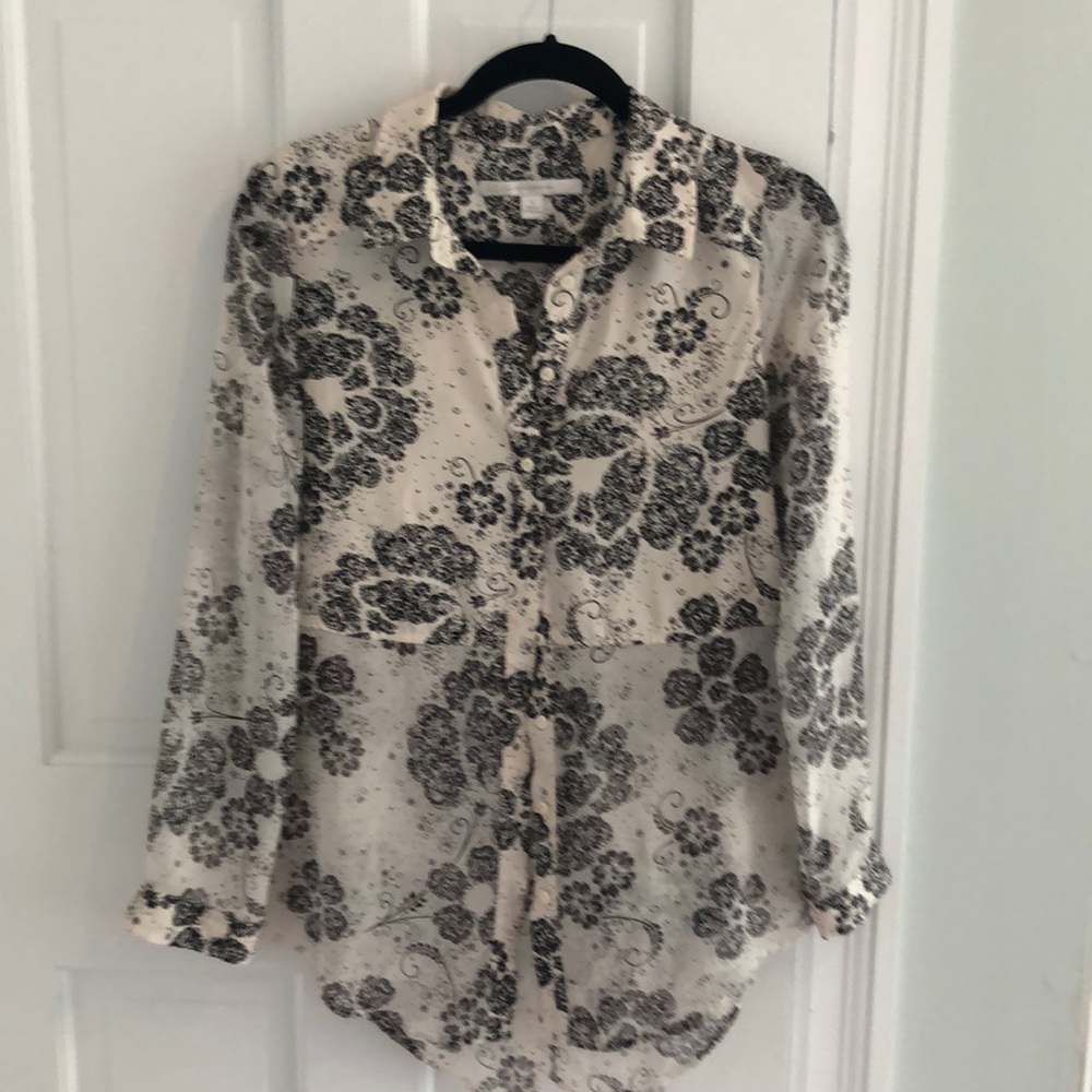 Unique sheer blouse